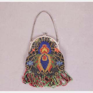 Appraisal: A Victorian Beaded Purse th Century H W in