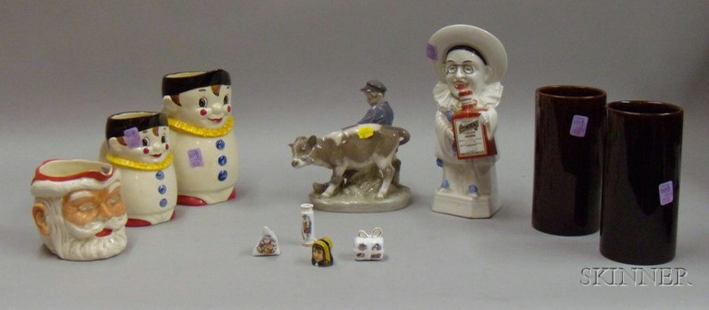 Appraisal: Eleven Assorted Collectible Ceramic Items a pair of Tiffany Co