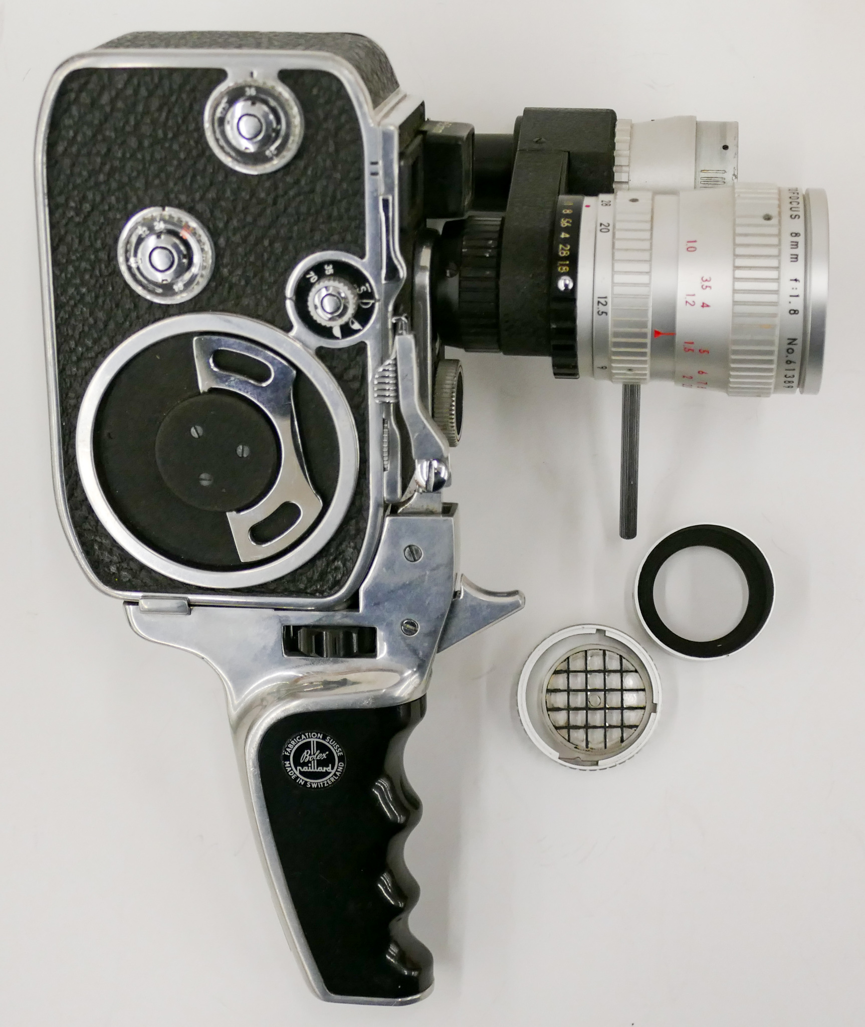 Appraisal: Vintage Bolex Swiss Movie Camera with Zeika Refledx - mm