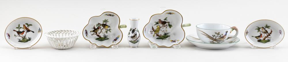 Appraisal: SEVEN SMALL PIECES OF HEREND PORCELAINSEVEN SMALL PIECES OF HEREND