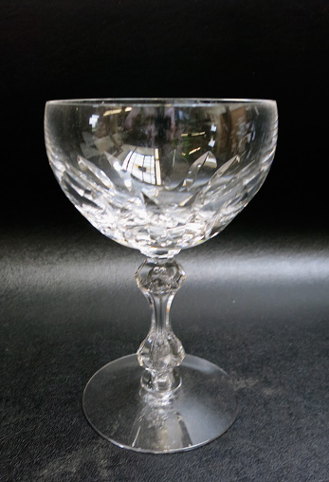 Appraisal: NINE CRYSTAL WINE STEMWARE height inches