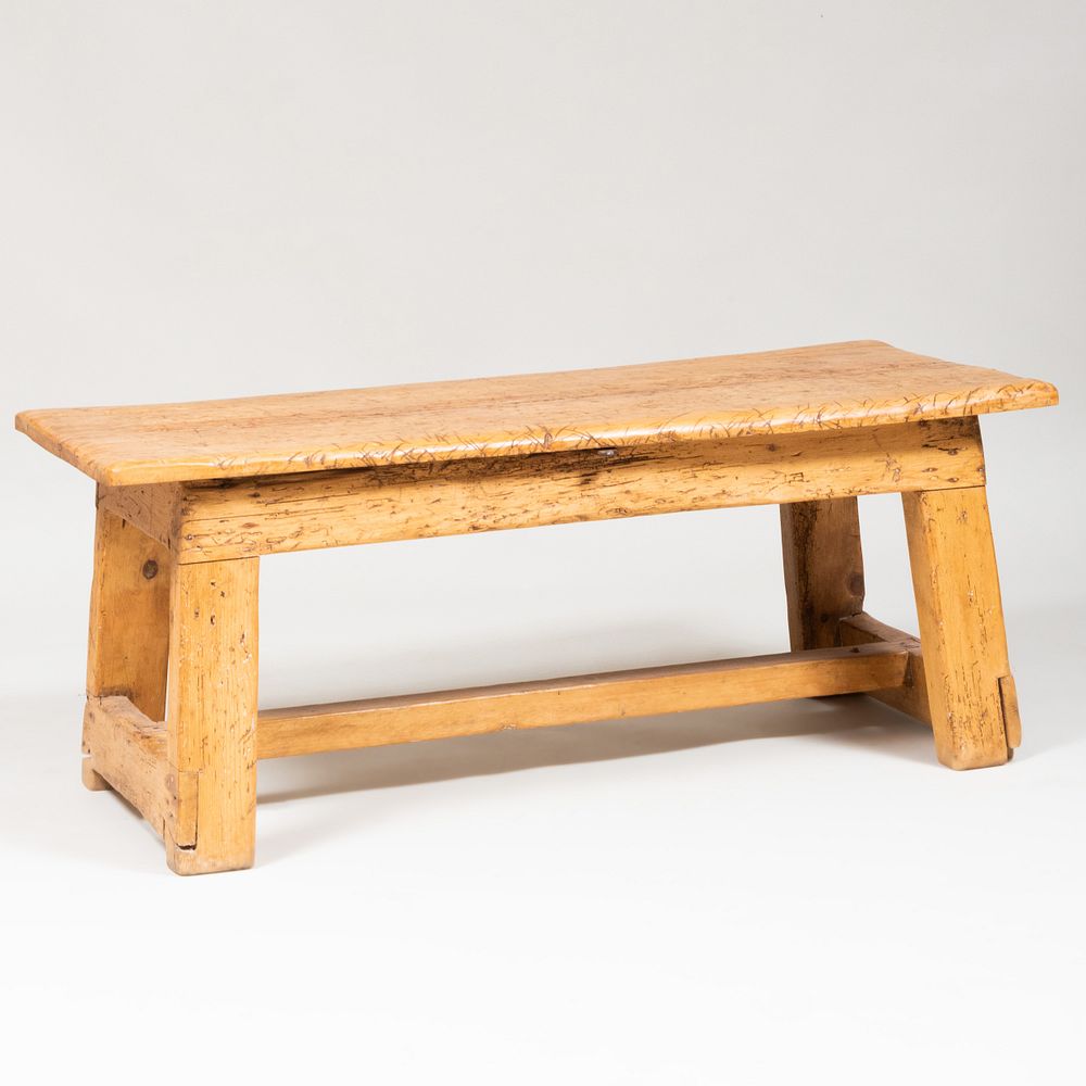 Appraisal: Rustic Pine Low Table x ft in x in Dimension