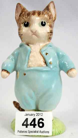 Appraisal: Beswick Beatrix Potter Figure Large Tom Kitten with Gold Accents