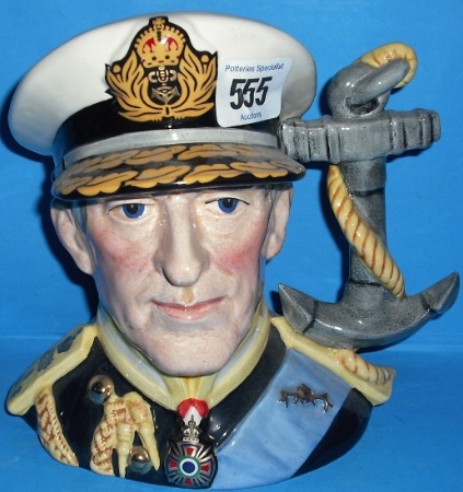 Appraisal: Royal Doulton Large Character jug Earl Mountbatten Of Burma D