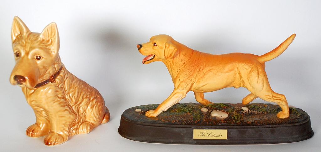 Appraisal: MODERN ROYAL DOULTON POTTERY MODEL OF A LABRADOR on ceramic