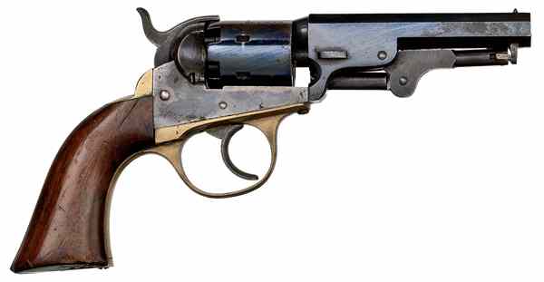 Appraisal: J M Cooper Percussion Double Action Pocket Revolver cal ''