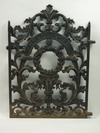 Appraisal: GATE - th C ornate cast iron gate ornately decorated