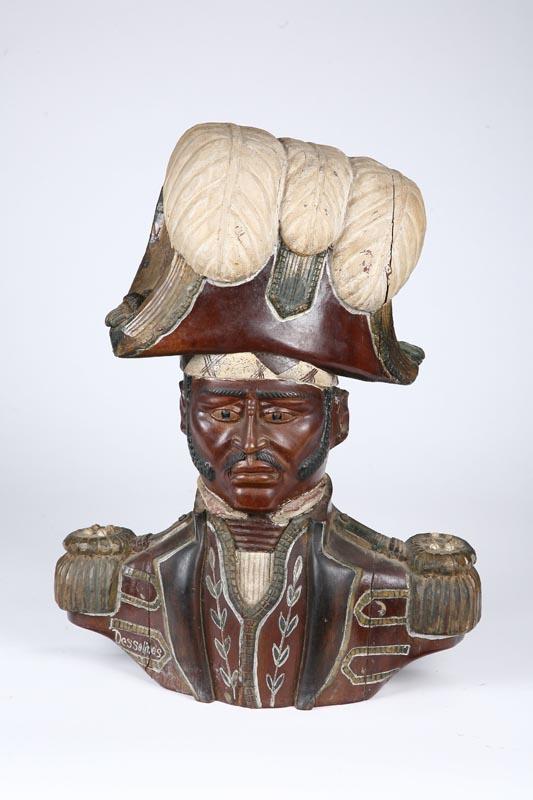 Appraisal: PORTRAIT BUST OF JEAN-JACQUES DESSALINES BY ULYSSE DABOUZE HAITI EARLY