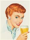 Appraisal: WILLIAM LUBEROFF His Hers Scotch Beer Pair of samples from