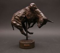 Appraisal: Harry Andrew Jackson American b Bull Study Bronze study on