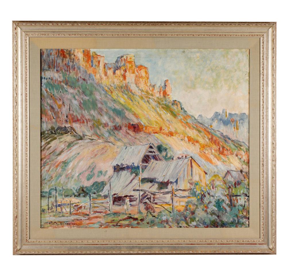 Appraisal: OTTO HENRY SCHNEIDER - Summertime at the Ranch San Diego