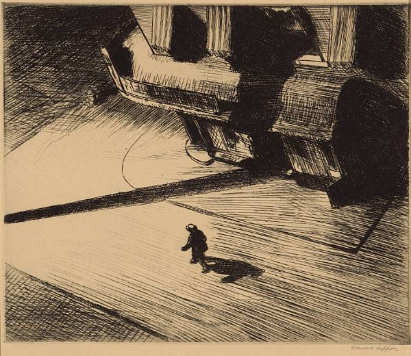 Appraisal: Edward Hopper American - Night Shadows Z L Etching printed