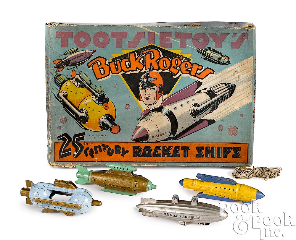 Appraisal: Tootsietoy's Buck Rogers Rocket Ships Tootsietoy's Buck Rogers th Century