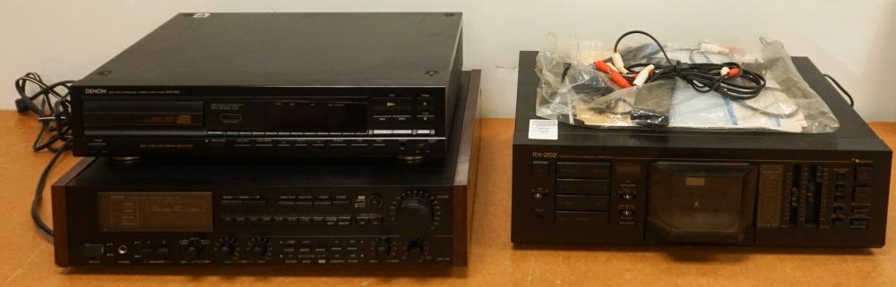 Appraisal: Denon DCD- CD Player Tuner Amp and Nakamichi RX- Cassette