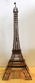 Appraisal: A metal sculpture of the Eiffel Tower Provenance Peter Marsden