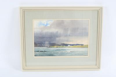 Appraisal: Denis Pannett British born Storm over Argyll signed lower right