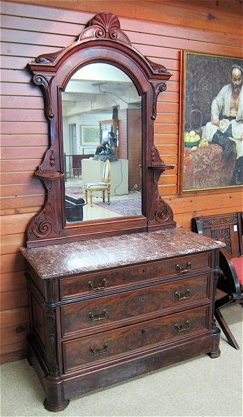 Appraisal: A VICTORIAN WALNUT DRESSER Renaissance Revival American c having a