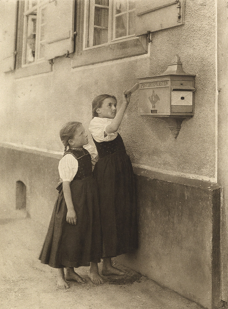 Appraisal: STIEGLITZ ALFRED - The Letter Box from Picturesque Bits of