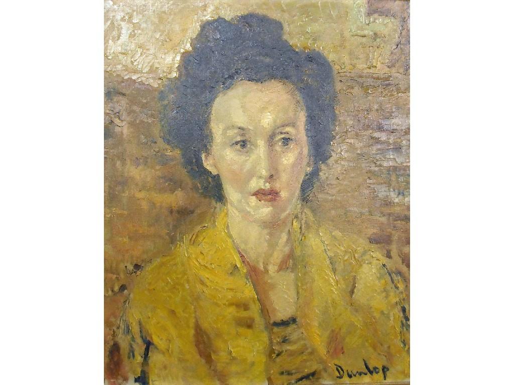 Appraisal: By Ronald Ossory Dunlop - - half length portrait of