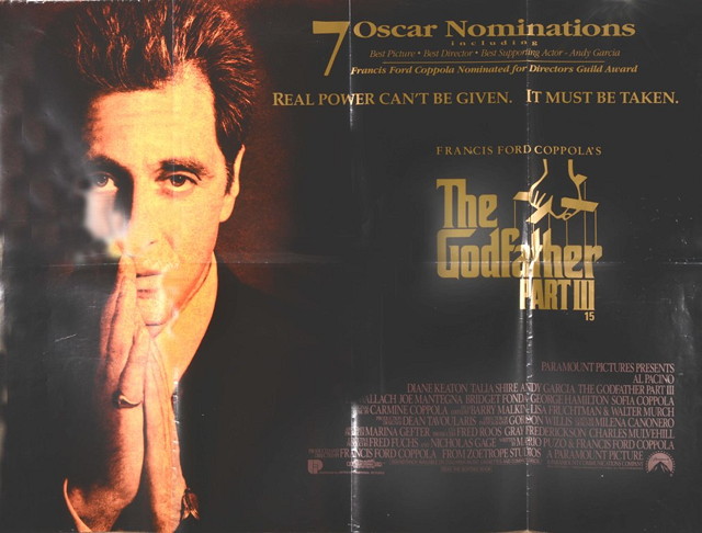 Appraisal: THE GODFATHER III Paramount crime starring Al Pacino Academy Awards