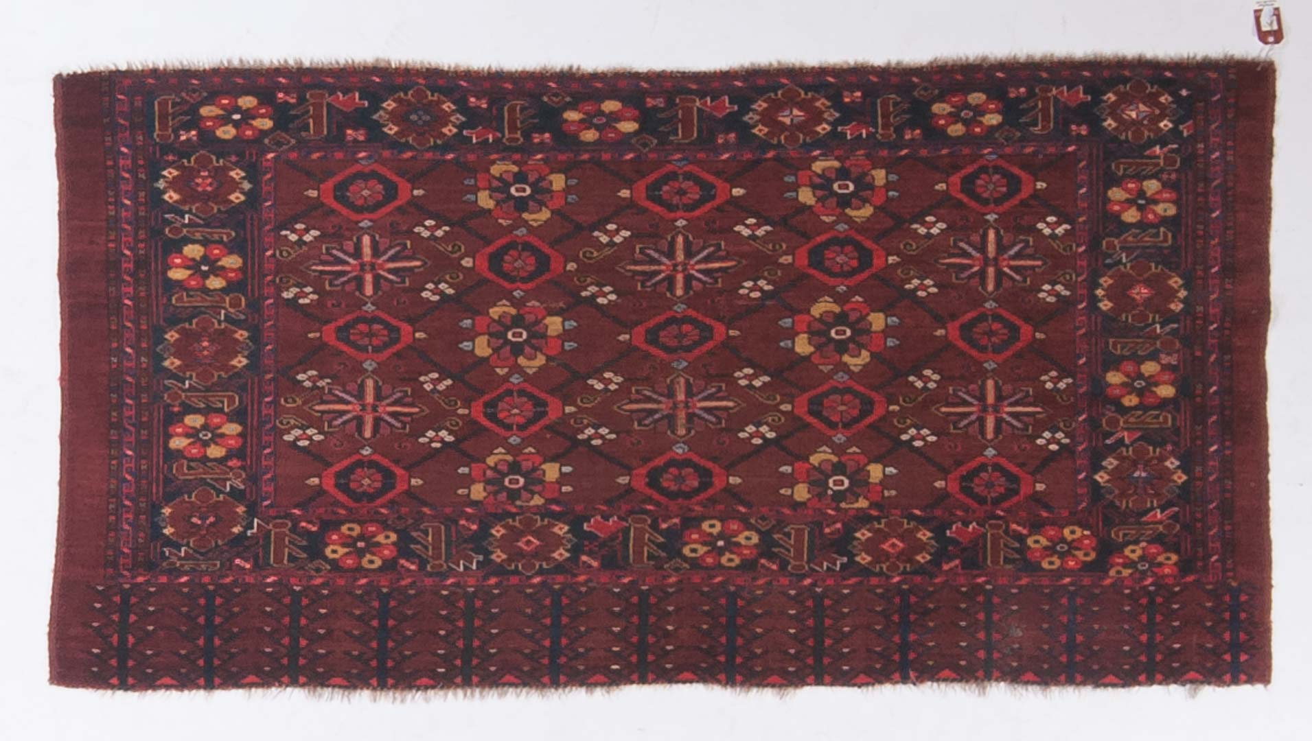 Appraisal: Antique Beshir rug approx x Turkestan circa Condition Even wear