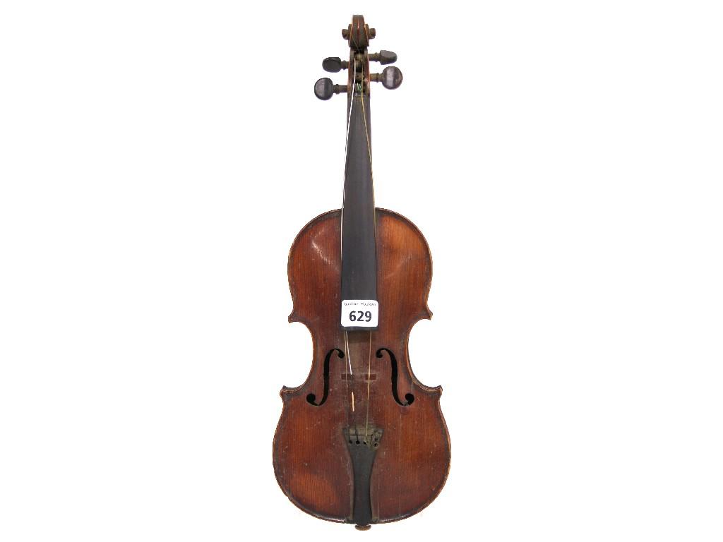 Appraisal: Child's size Medio-Fino violin cm case a f