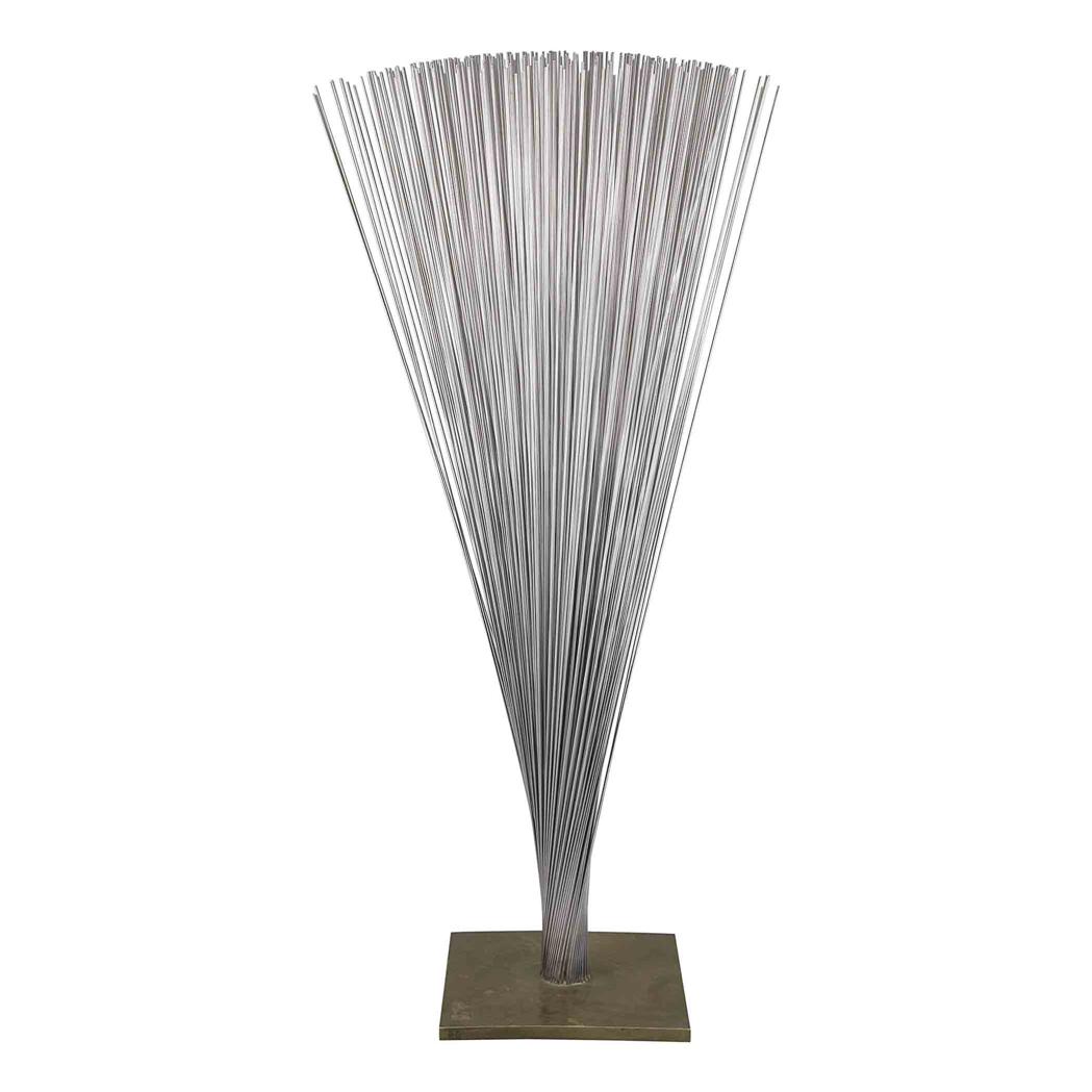 Appraisal: Harry Bertoia American - Spray Stainless steel rods on a