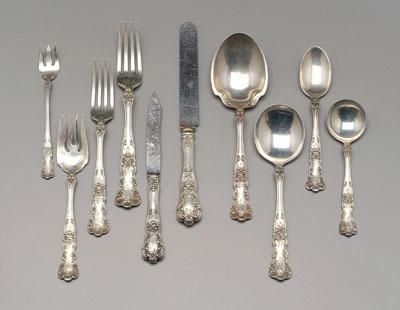 Appraisal: Gorham Buttercup sterling flatware pieces monograms oz T Private Collection