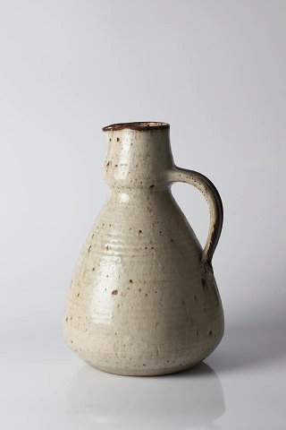 Appraisal: Barbara Cass British - Jugspeckled iron glazeincised potter's mark and