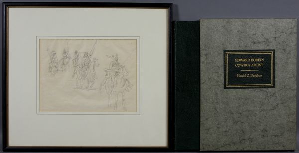 Appraisal: Attributed to Edward Borein American - pencil drawing unsigned x