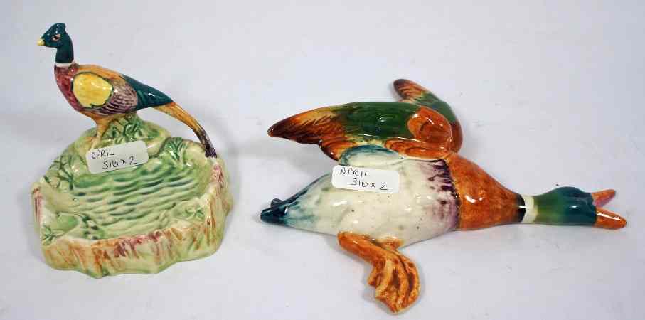 Appraisal: Beswick Pheasant Ashtray and a Mallard Duck Wall Plaque