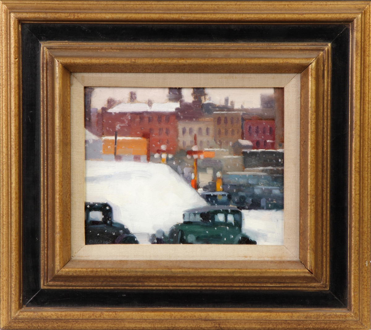 Appraisal: Clifford McCormick Ulp New York - Rochester Street Scene Sgn