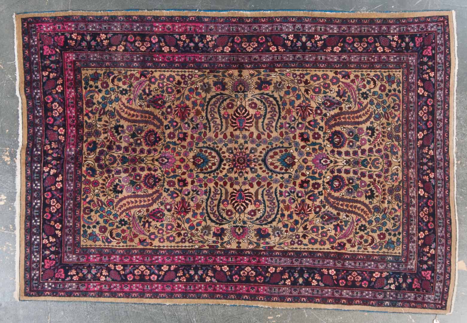 Appraisal: Semi-antique Meshed rug approx x Persia circa