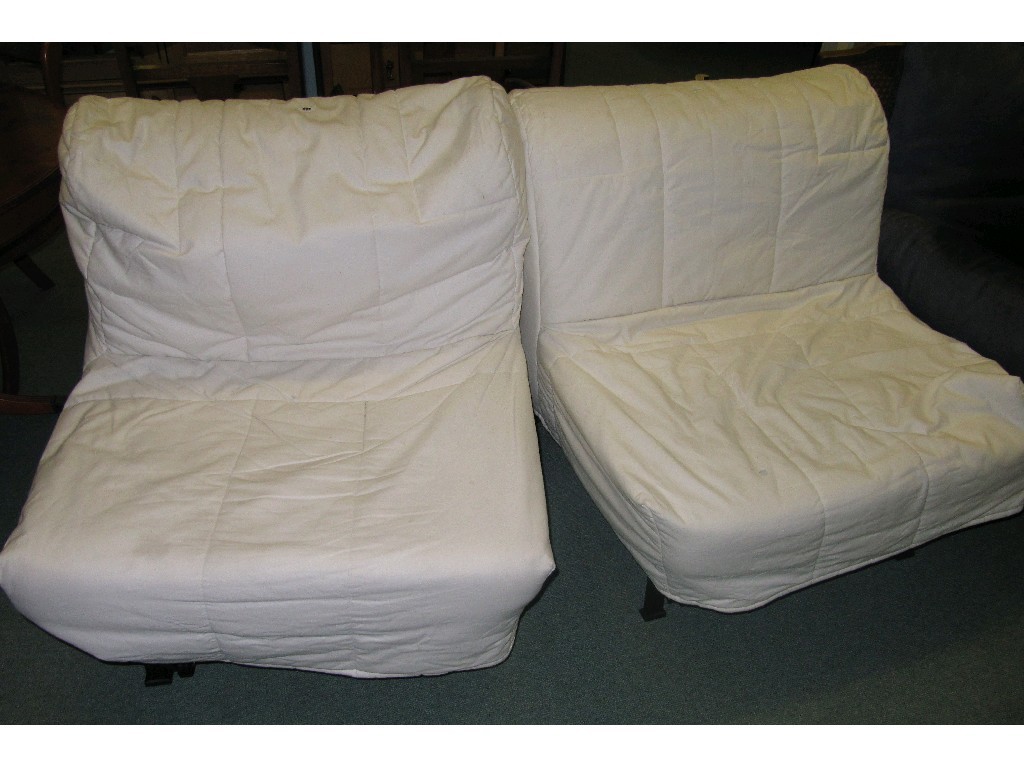 Appraisal: Lot comprising pair of reclining chairs and a two seater