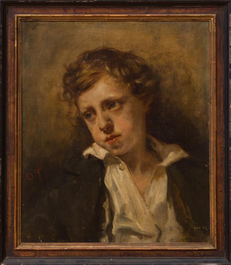 Appraisal: OCTAVE NICOLAS FRAN OIS TASSAERT - PORTRAIT OF A BOY