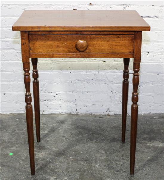 Appraisal: Sale Lot An American Maple Side Table th th century