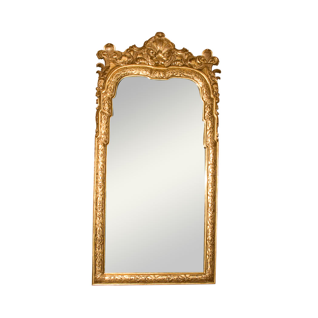 Appraisal: Neoclassical style Gilt-Wood Mirror Height inches width inches