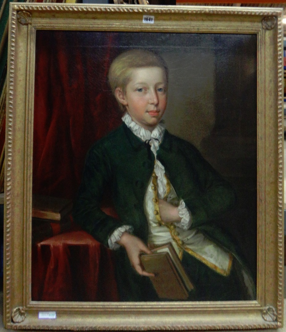 Appraisal: Irish School th century Portrait of a young boy believed