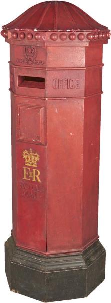 Appraisal: English Royal Mail Box Replica Made of sturdy hollow plastic