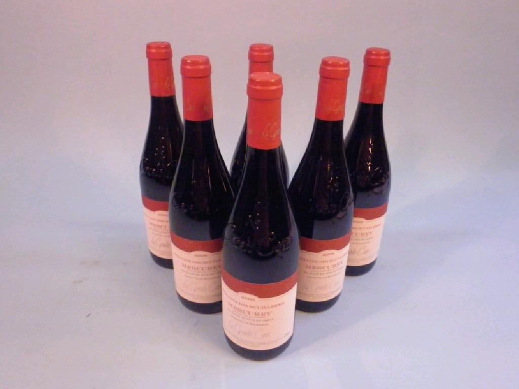 Appraisal: Six bottles of Domaine Des Ecuilleres Mercurey