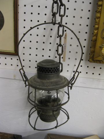 Appraisal: Southern Railway Railroad Lantern signed on globe