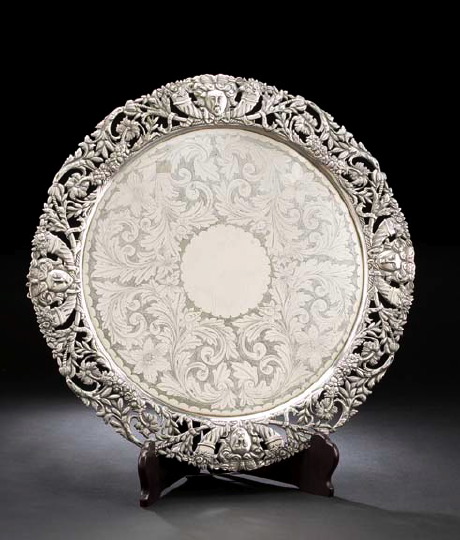 Appraisal: Victorian Silverplate Platter dated by British design registry number to