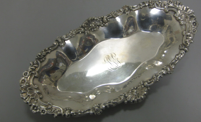 Appraisal: WM B DURGIN CO CONCORD NH Sterling silver bread tray