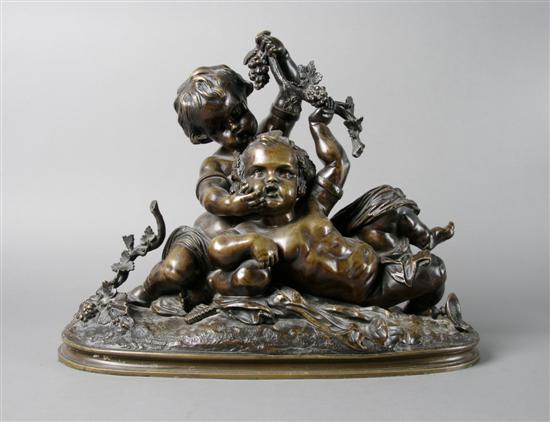 Appraisal: A Baccian Bronze Sculpture Height inches