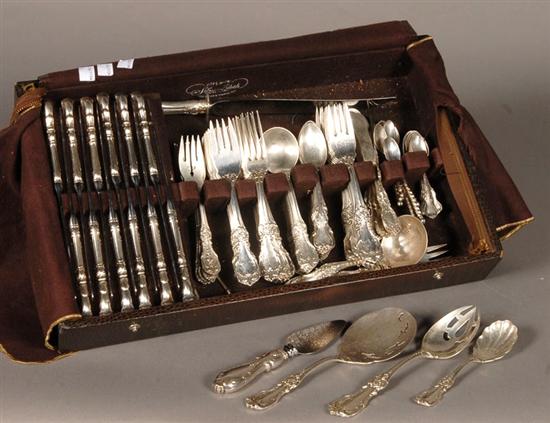 Appraisal: REED BARTON FRANCIS I STERLING SILVER FLATWARE SET Including dinner