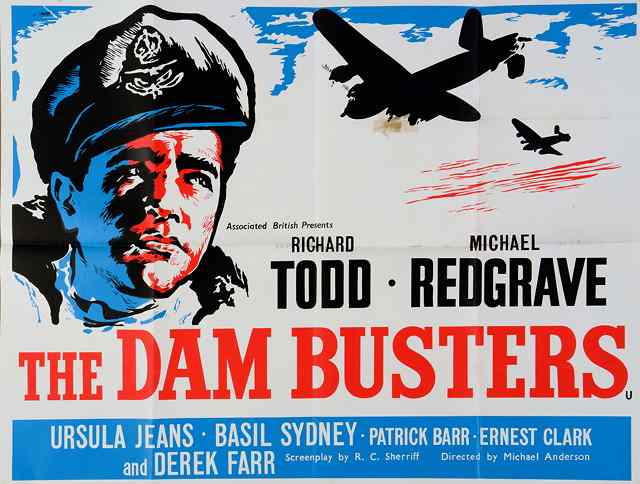 Appraisal: THE DAM BUSTERS Warner Brothers R- s war starring Richard