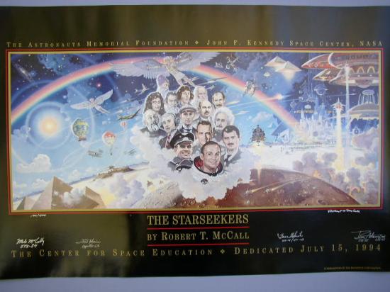 Appraisal: POSTER The Starseekers Limited edition poster Signed by artist Robert