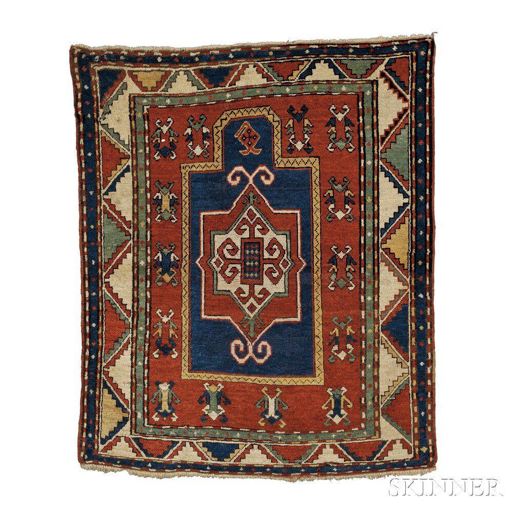 Appraisal: Fachralo Kazak Prayer Rug Southwest Caucasus late th century the