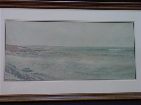 Appraisal: GEORGE HOWELL GAY AMERICAN - SEASCAPE Watercolor x in sight