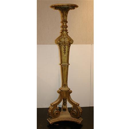 Appraisal: Regence Style Gilt-Wood and Gesso Pedestal Estimate -